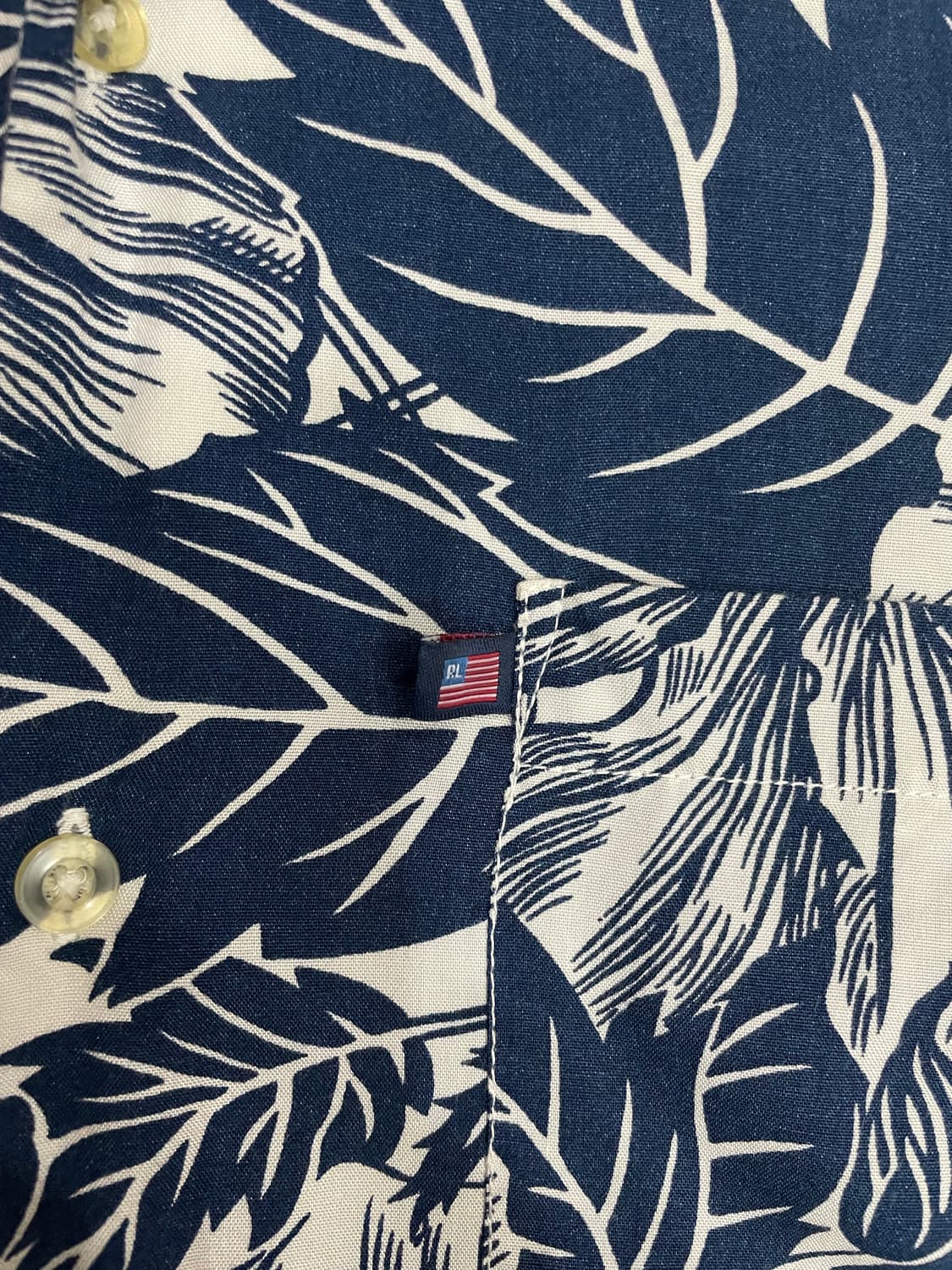 폴로 레이온 플로럴 하와이안 캠프 셔츠 상품이미지3