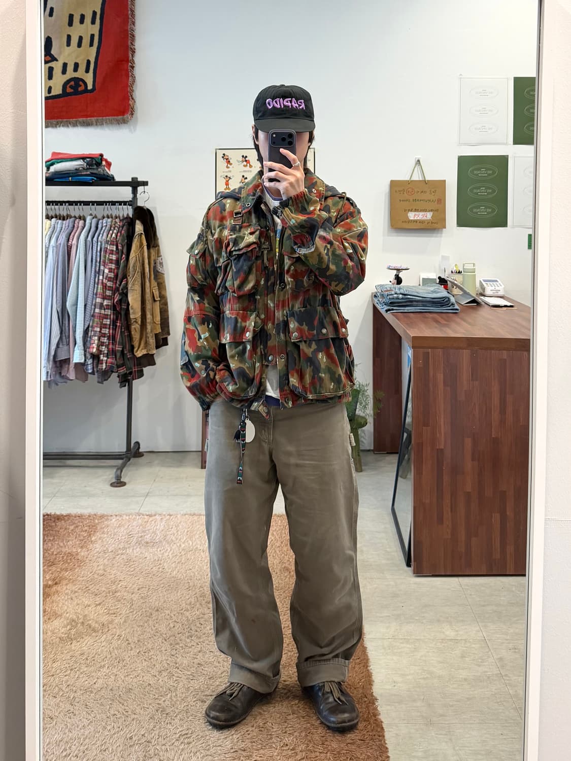 70-80s Military 스위스군 M70 알펜플라쥬 필드 자켓 상품이미지2