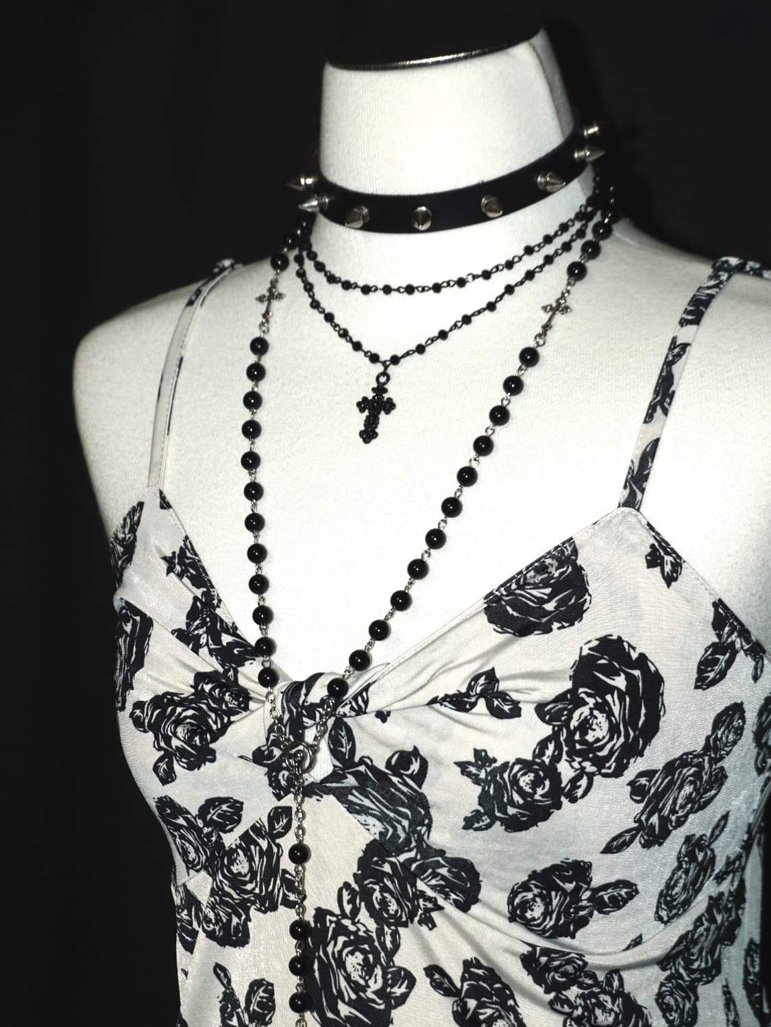 gothic flower sleeveless  상품이미지4