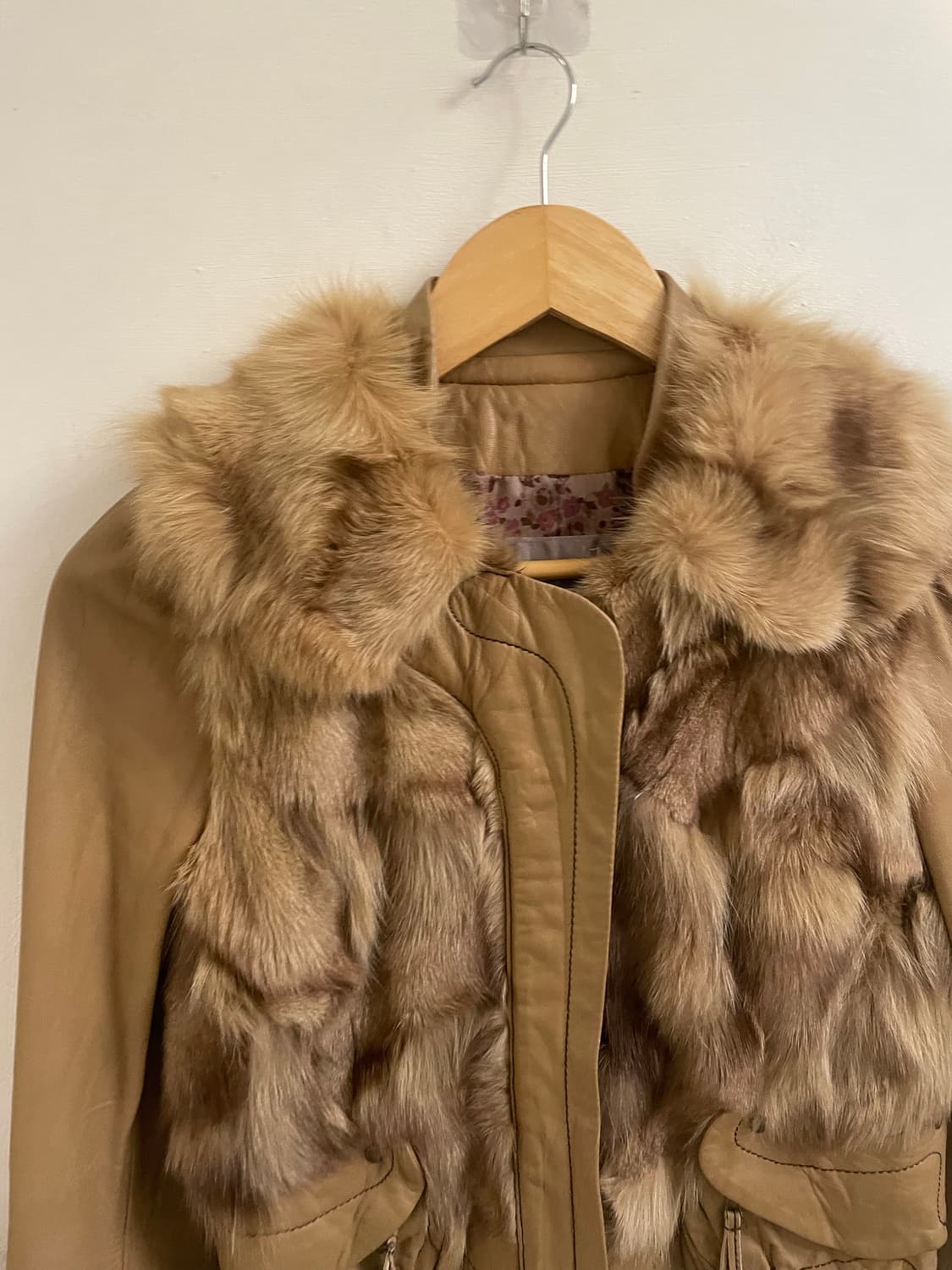 Y2K 양가죽 폭스퍼 자켓 상품이미지6