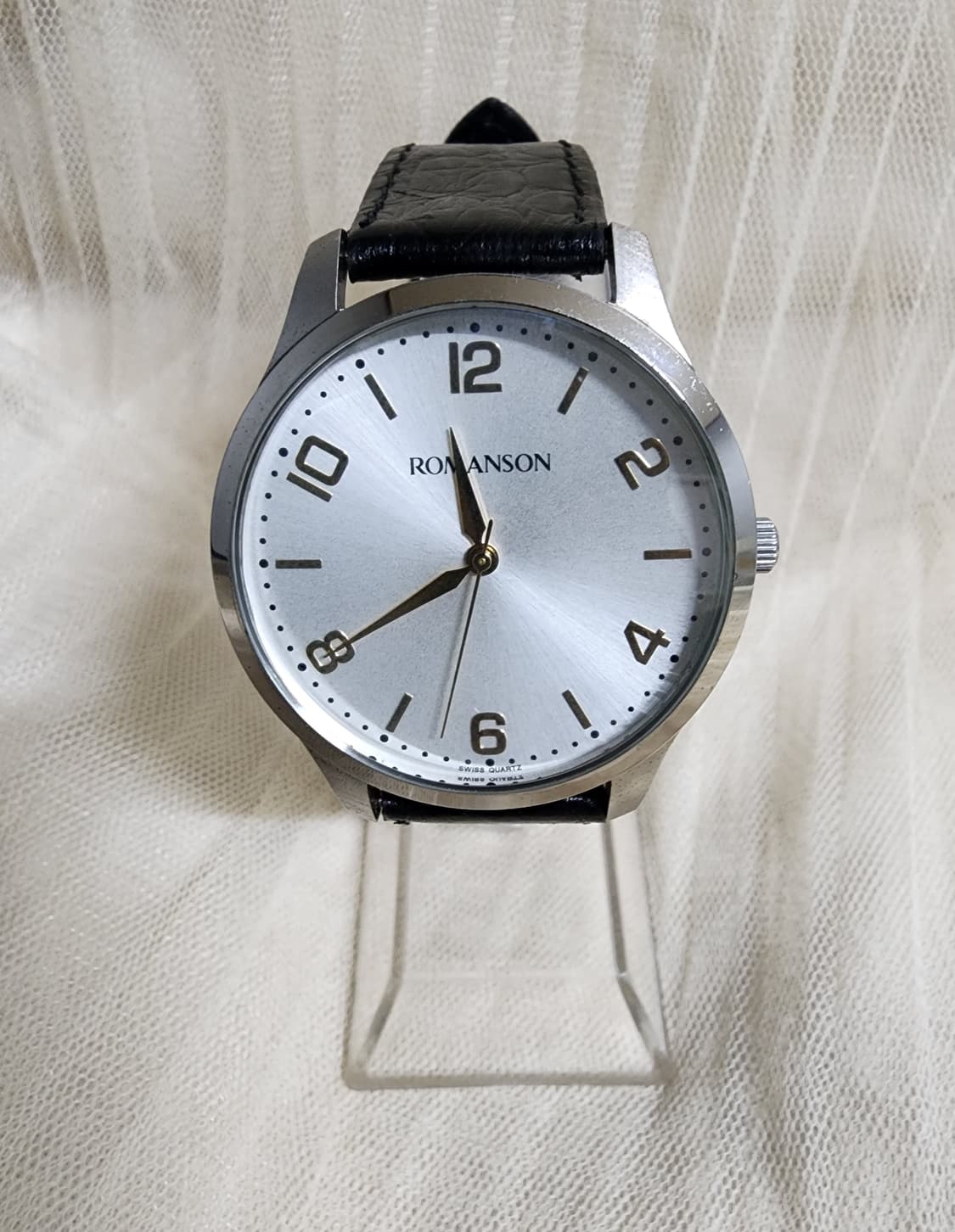 로만손 실버 쿼츠 남자 손목시계 상품이미지1