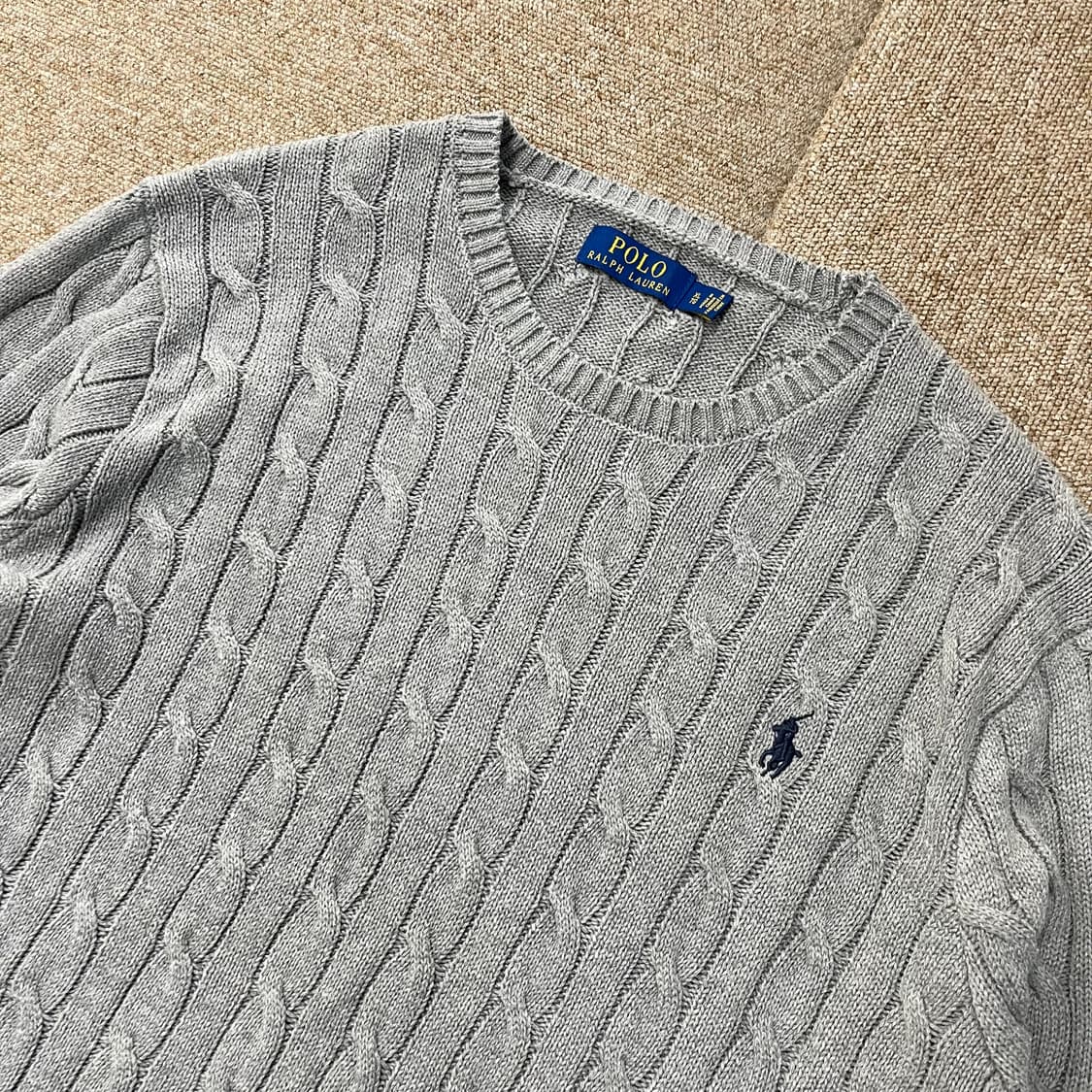 폴로 랄프로렌 꽈배기 니트 상품이미지3