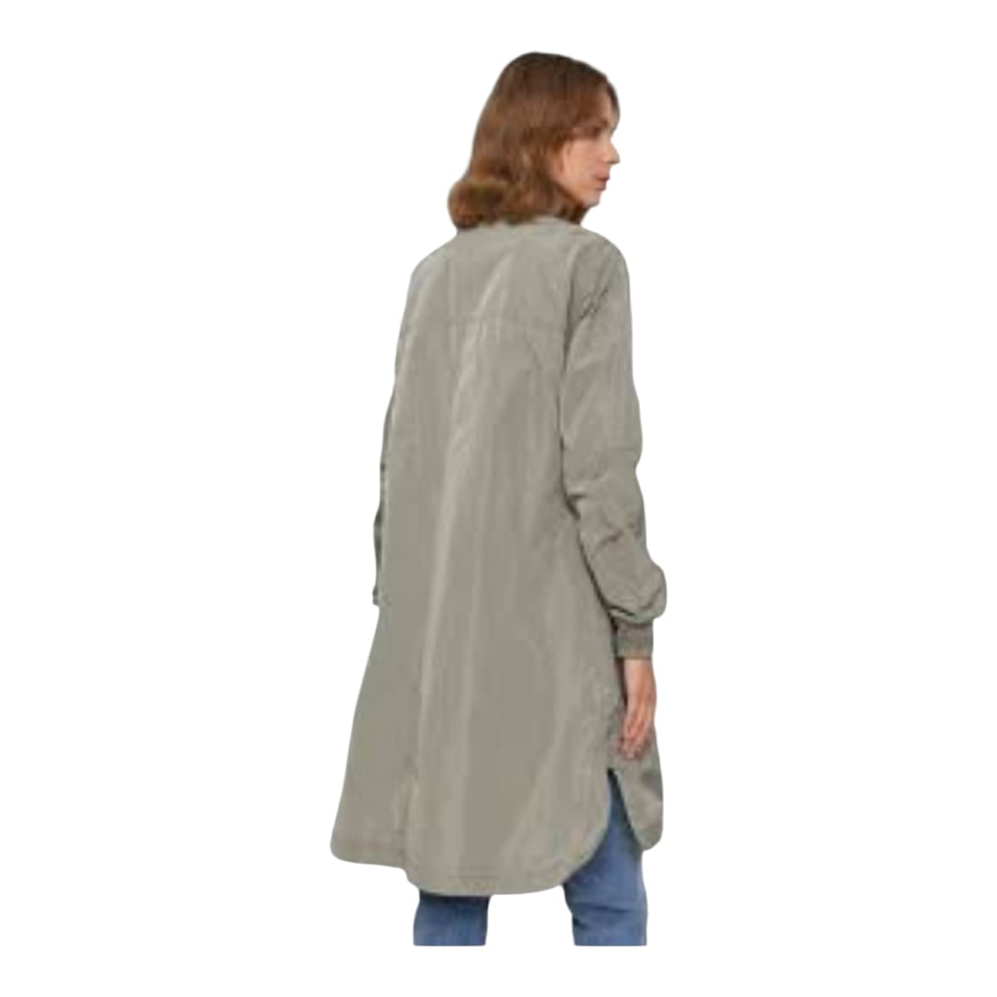 타미힐피거 여성 롱 봄버자켓 카키 롱점퍼 간절기 아우터 ㅣ 상태최상 상품이미지3