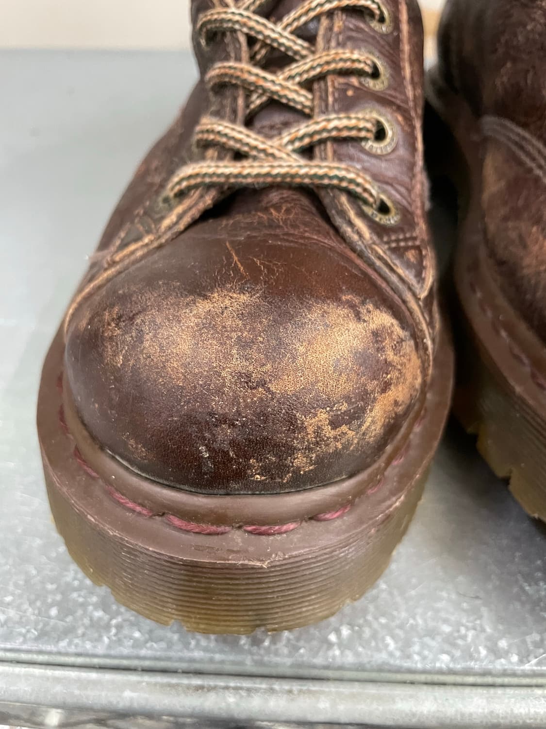 닥터마틴 8287 레더 부츠 브라운 uk10 (gr-4147) 상품이미지7