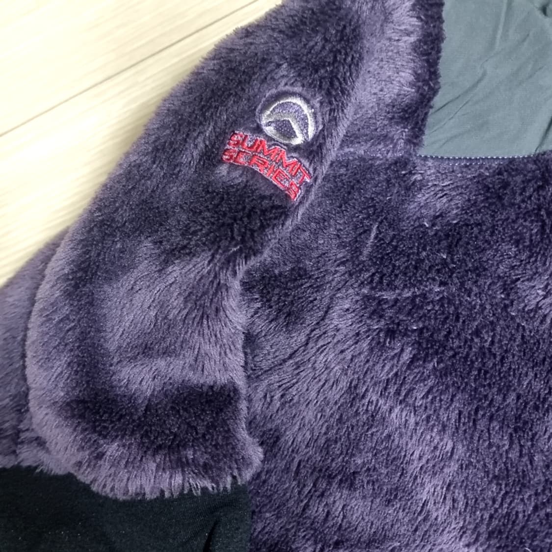 노스페이스 써멀 써미트 퍼플 후리스 자켓(90) 상품이미지3