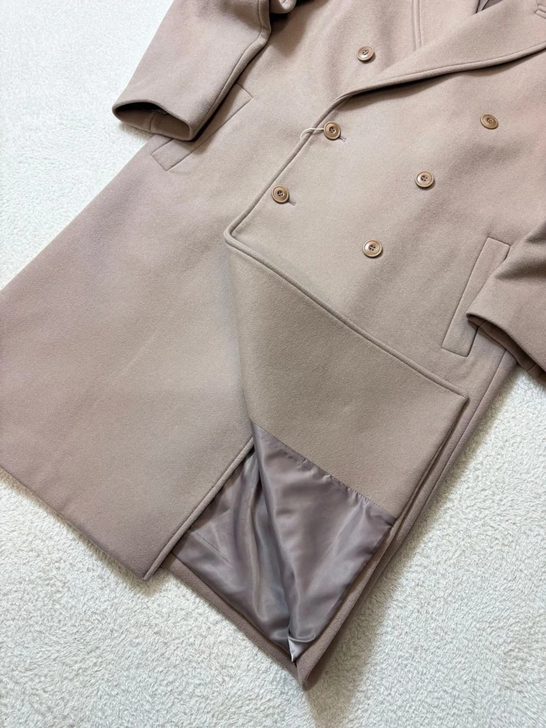 쿠어 Coor MTR 오버핏 캐시미어 블렌드 더블 롱 코트 PN6293 상품이미지3