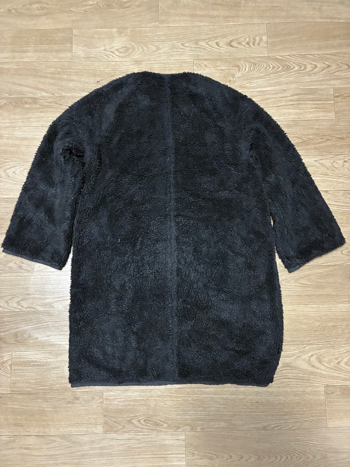 S) 알파인더스트리 빔즈 리버시블 후리스 보아털 코트 블랙 상품이미지8