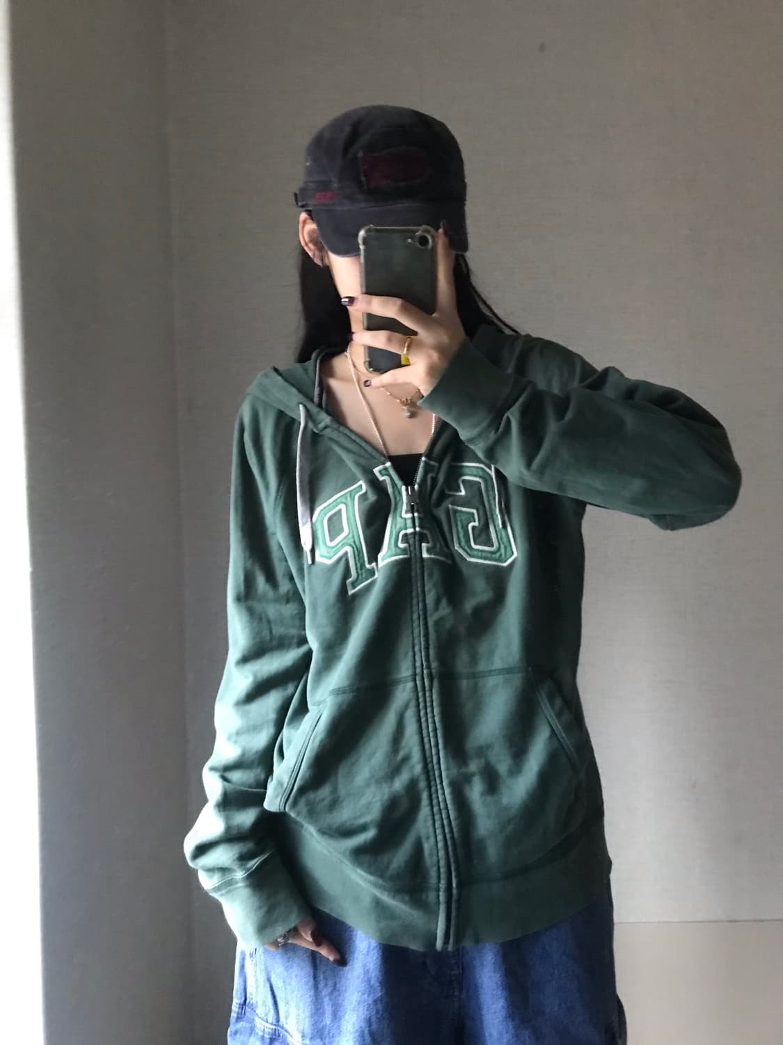 갭 그린 후드집업 상품이미지3