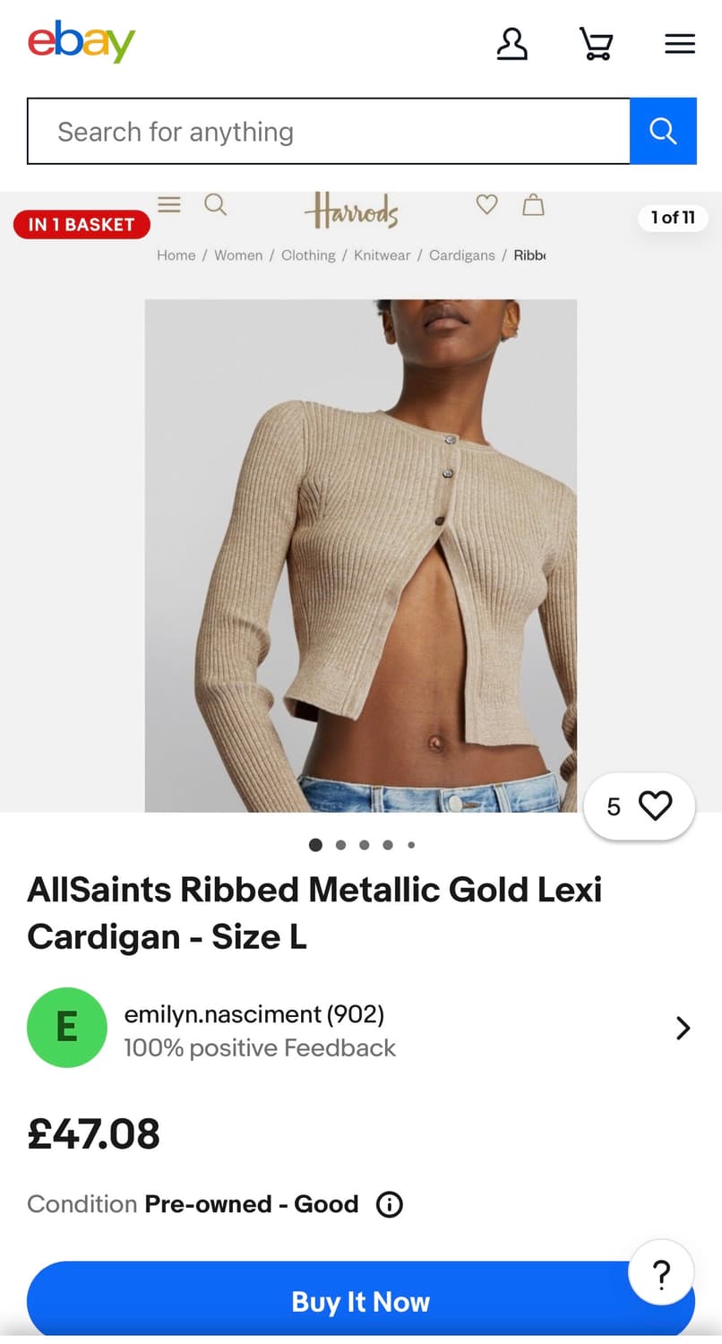 올세인츠 여성 가디건 상품이미지7