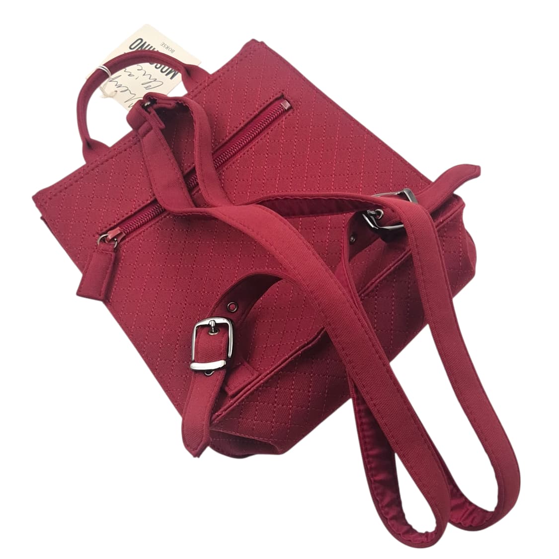 90s 모스키노 칩앤시크 다이아 퀼팅 토트&배낭 상품이미지4