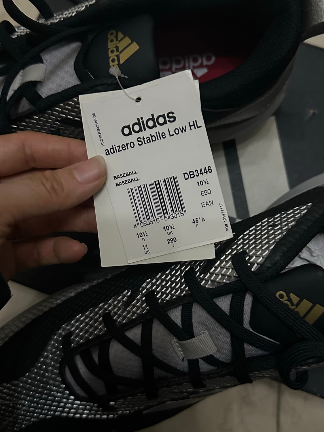 새상품) 아디다스 아디제로 Stabile Low HL 290mm 상품이미지8