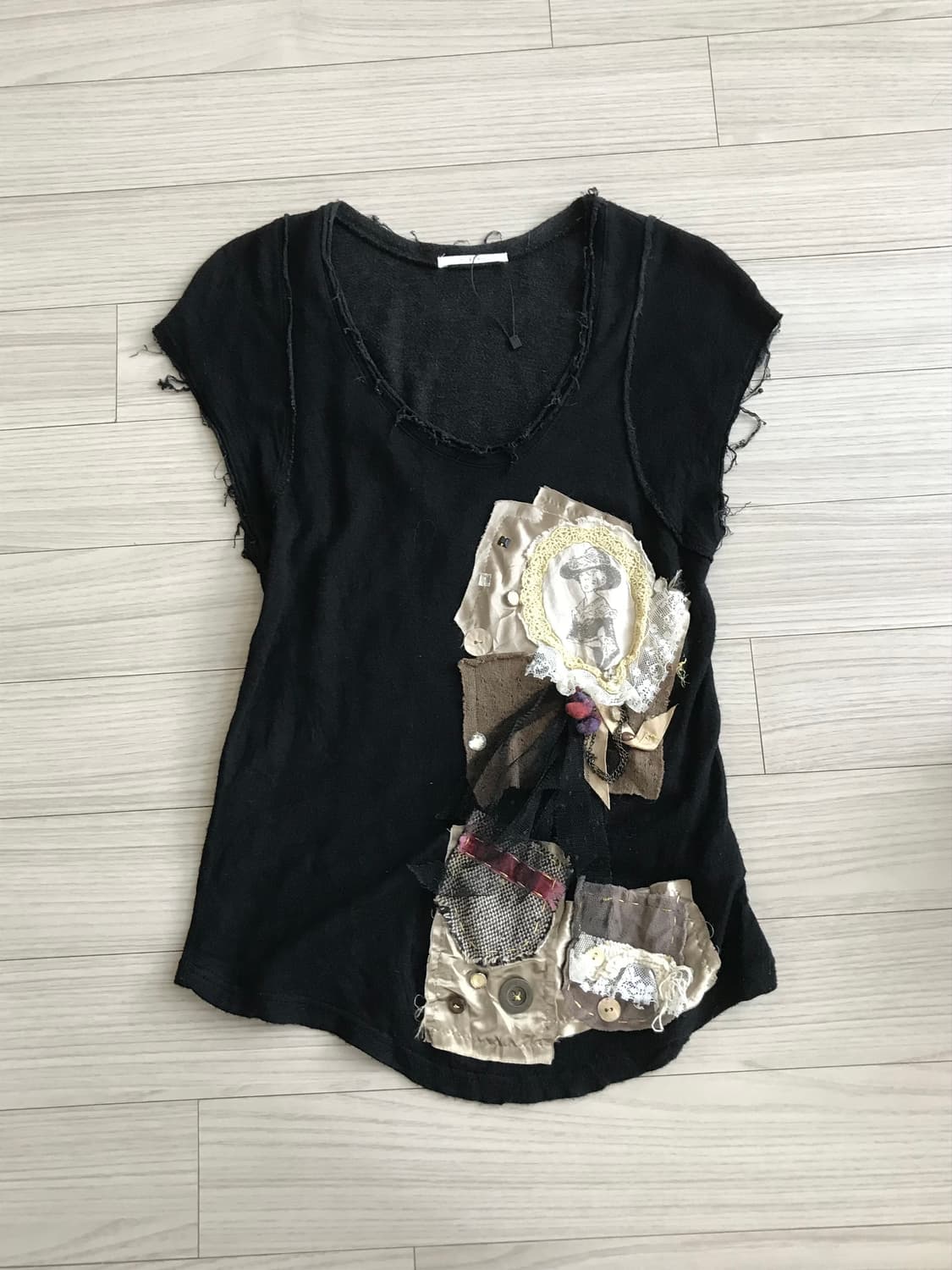 빈티지 딱붙 반팔 상품이미지1