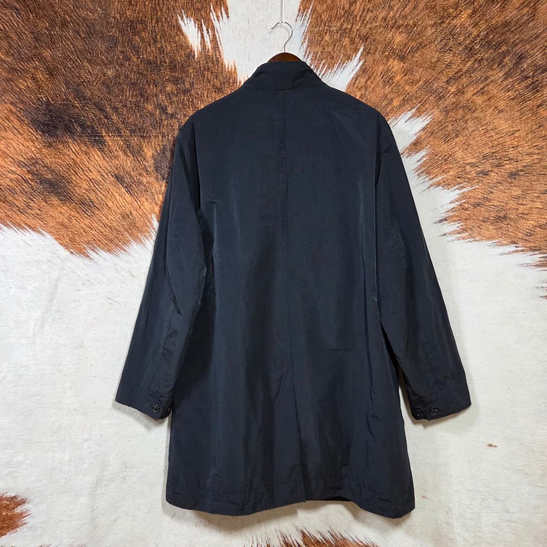 빈티지 네이비 롱 야상 자켓 상품이미지5
