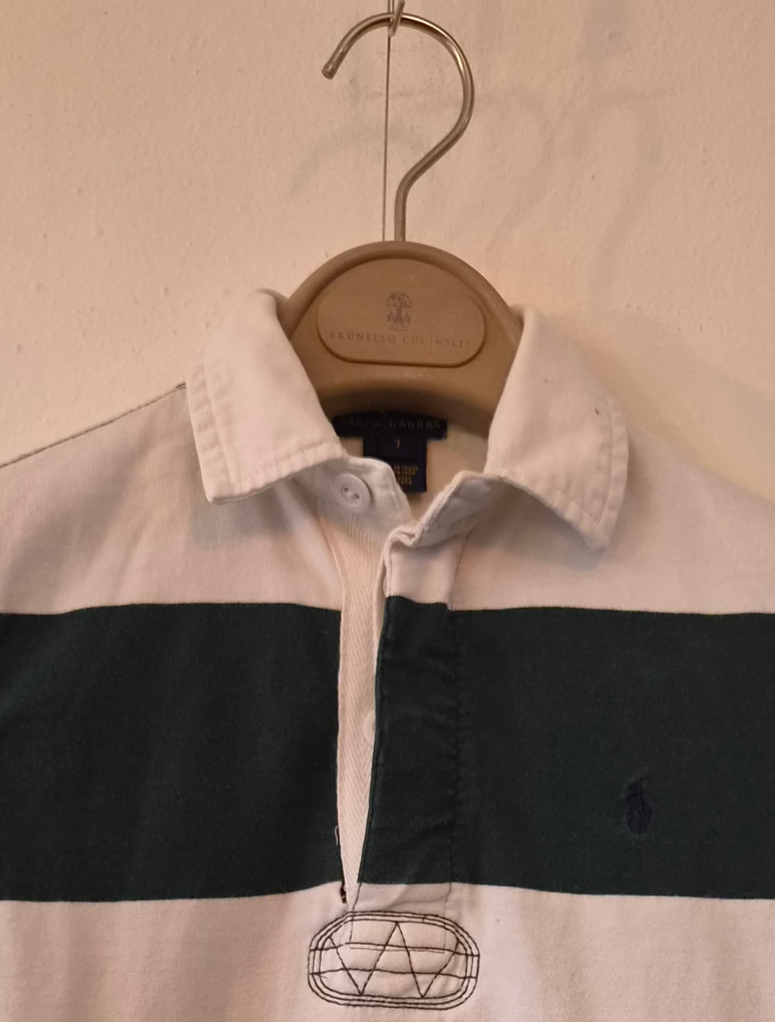 폴로랄프로렌 키즈 긴팔코튼카라티셔츠 7T 상품이미지1