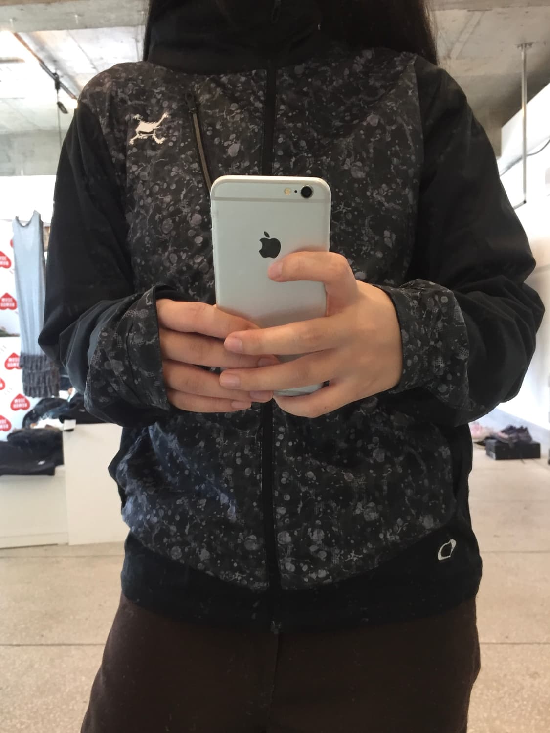 Oakley Black Printed Windbreaker Jacket 상품이미지7