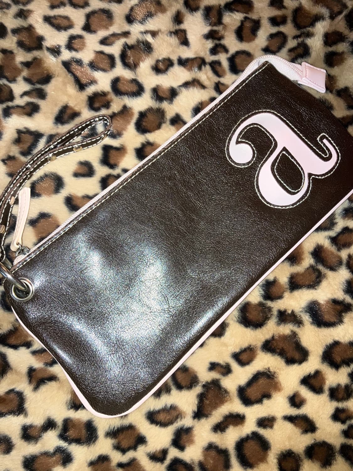 jpn 핑크 초코 파우치 백 상품이미지2