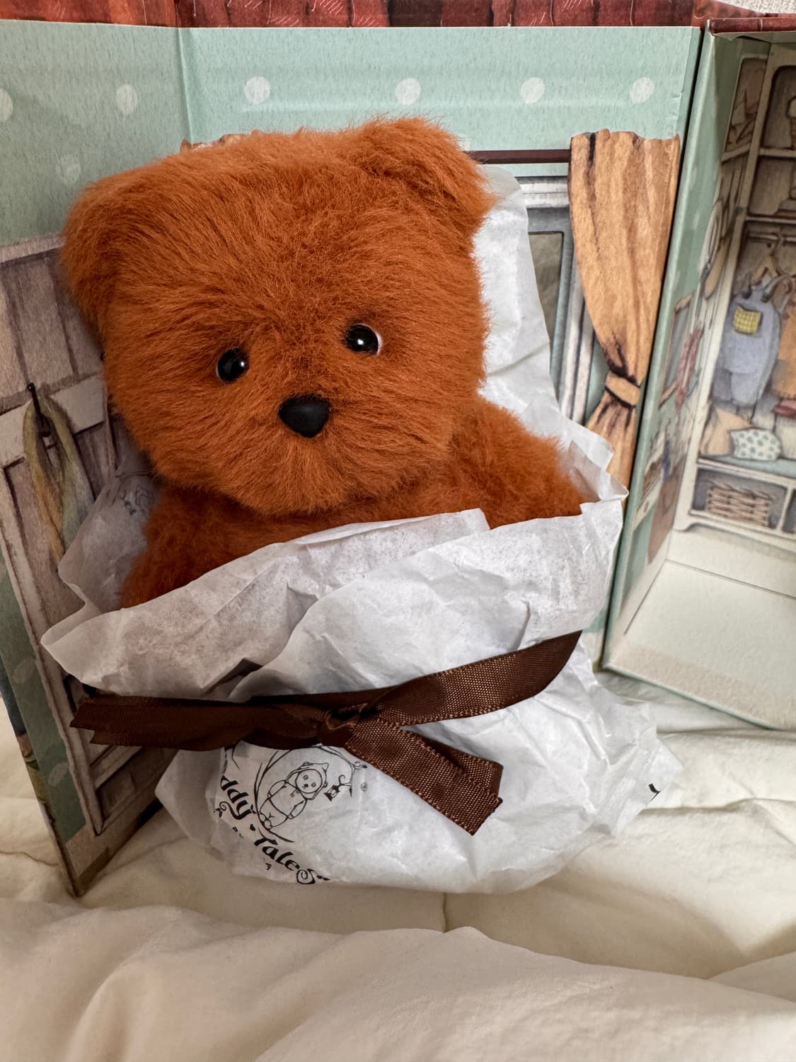 테디테일즈 포켓플라워 우드브라운 베어 팝니다 상품이미지3