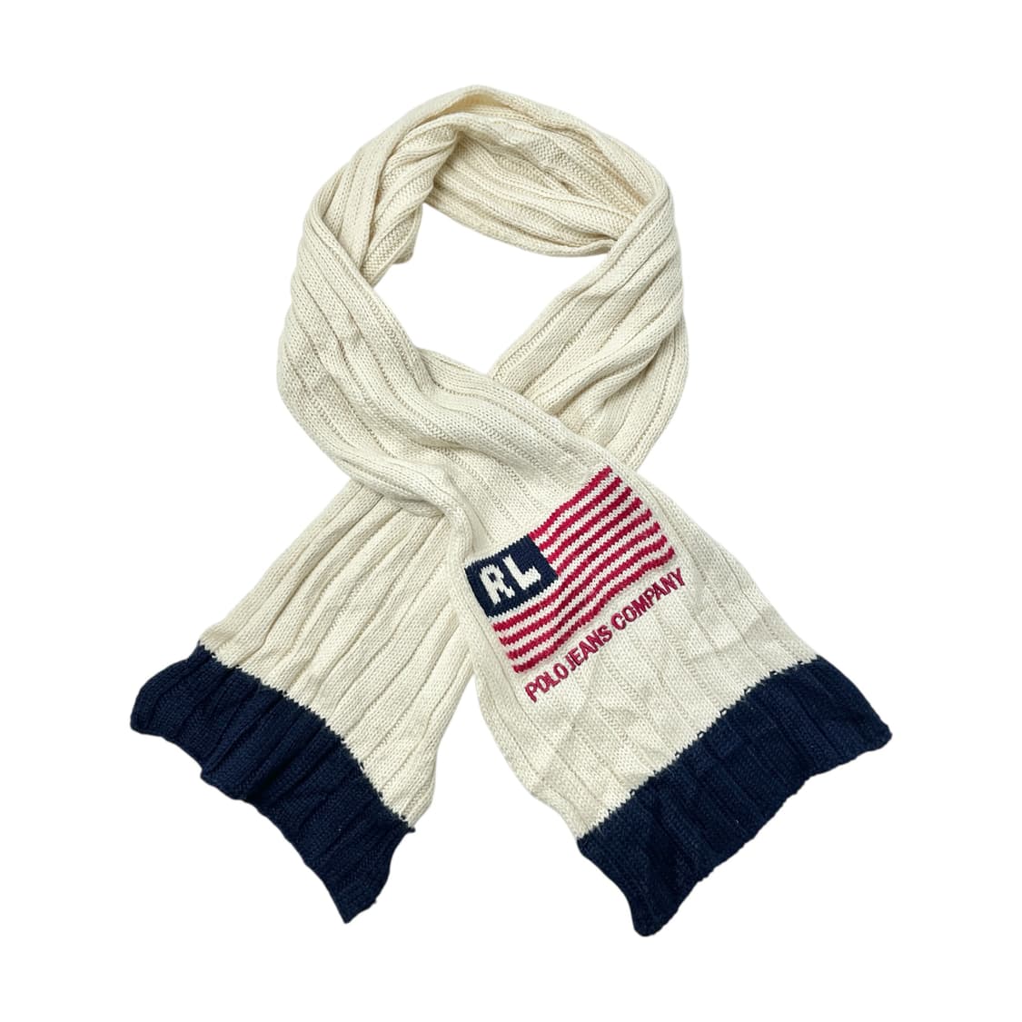 [택포] 폴로 진스 니트 머플러 목도리 성조기 상품이미지1