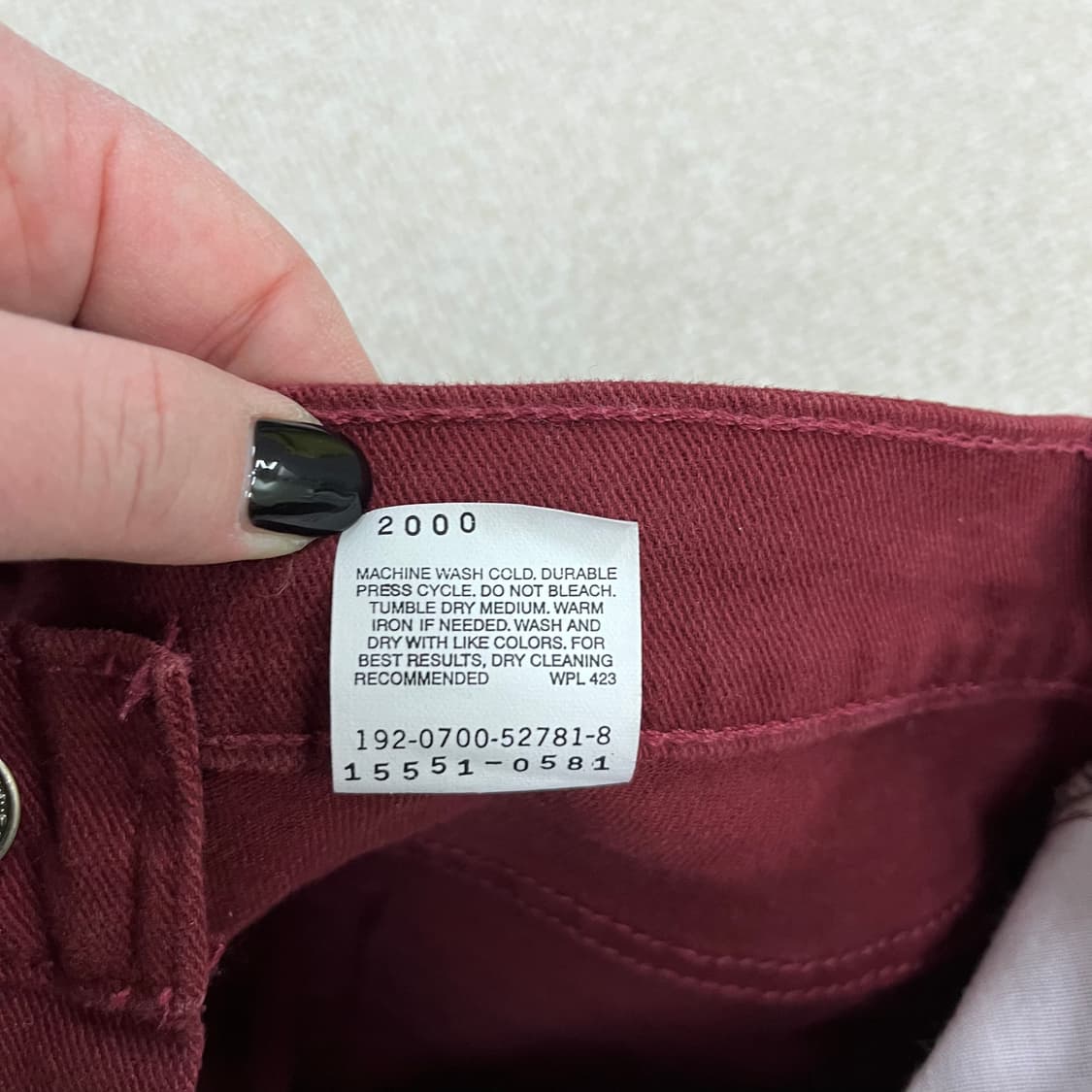 M 리바이스 550 테이퍼드 레그 진 0129M1 상품이미지3