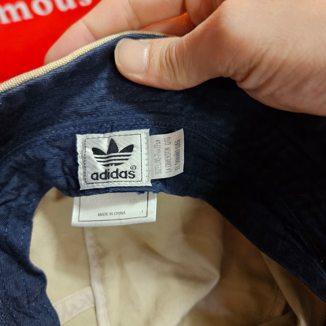 아디다스(Adidas) 90's 오리지널 차콜 데님 워시드 버킷햇 상품이미지5