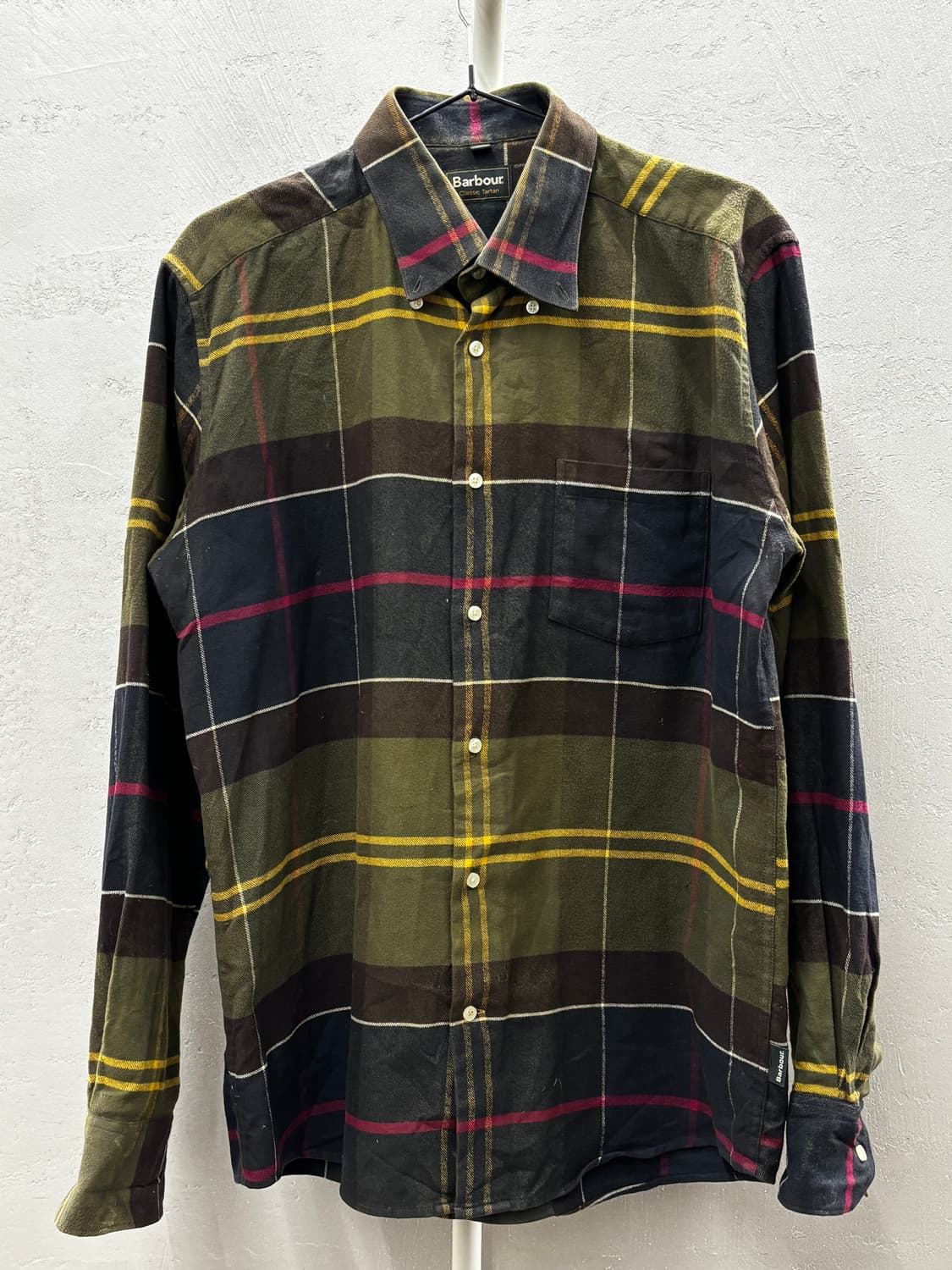 Barbour 바버 클래식 체크 셔츠 상품이미지2