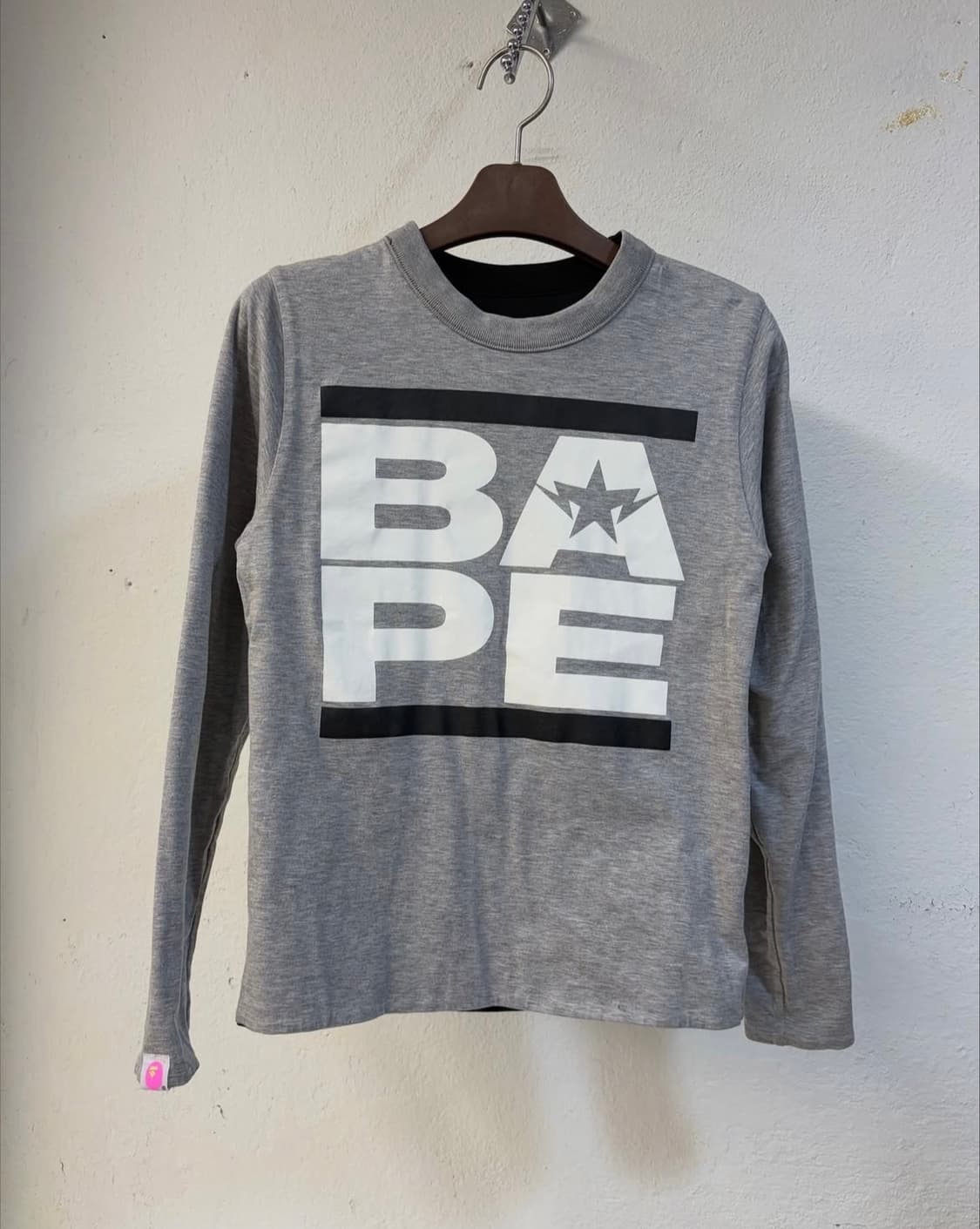 딱붙핏 베이프 양면 롱슬리브 티셔츠 상품이미지8