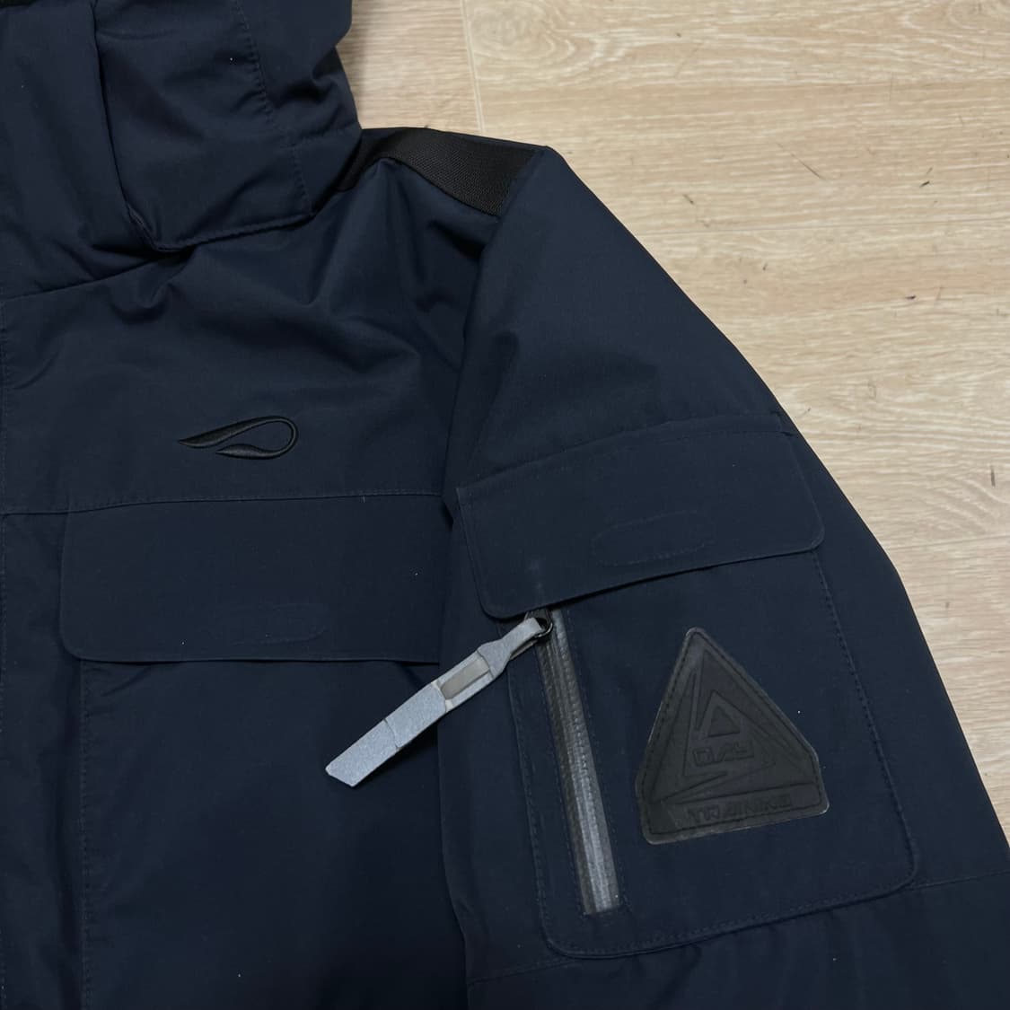 프로스펙스 아웃도어 덕다운 방풍 후드 패딩 점퍼 [네이비] M/95 상품이미지4