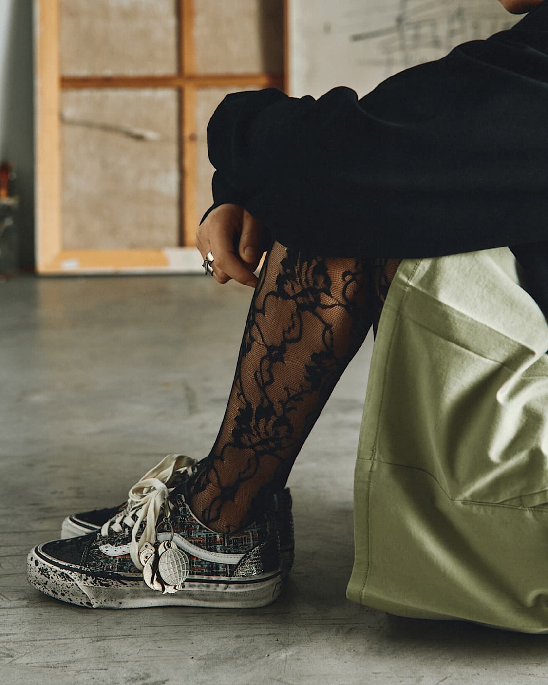 반스 LX 프리미엄 올드스쿨 블랙 260사이즈 상품이미지7