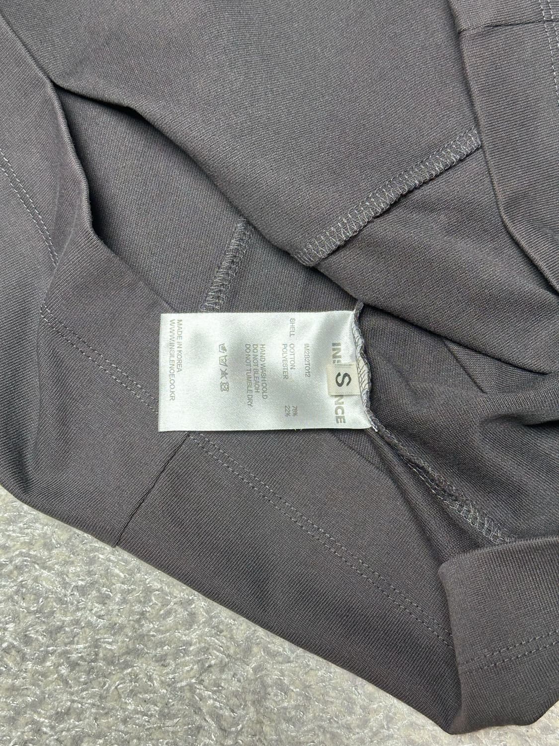 [S]인사일런스 절개 반팔 2종 상품이미지4