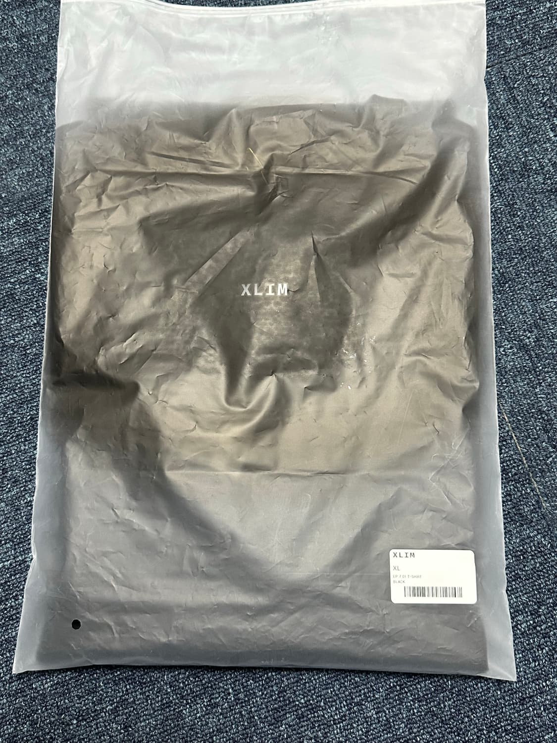 (xl) 엑슬림 ep7 01 반팔 티셔츠 블랙 상품이미지2