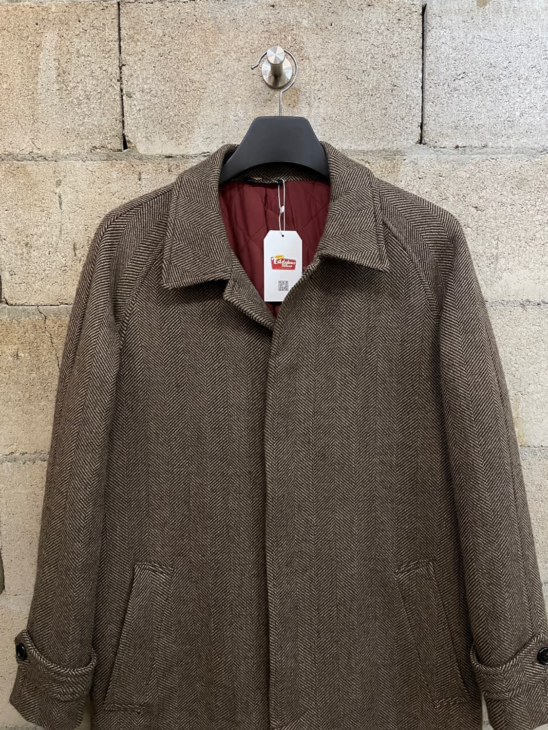 브룩스 브라더스 안젤리코 해링본 발마칸 코트 상품이미지2