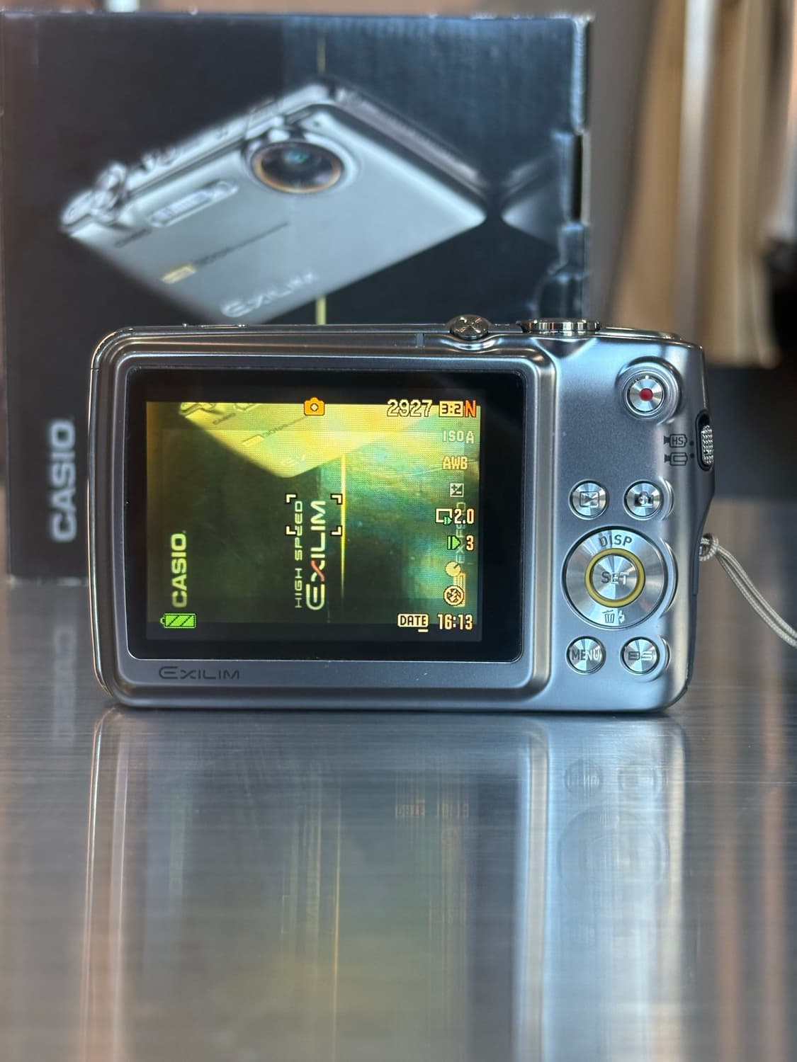 풀박/날짜표시)카시오 엑슬림 ex-fs10 빈티지디카 상품이미지3