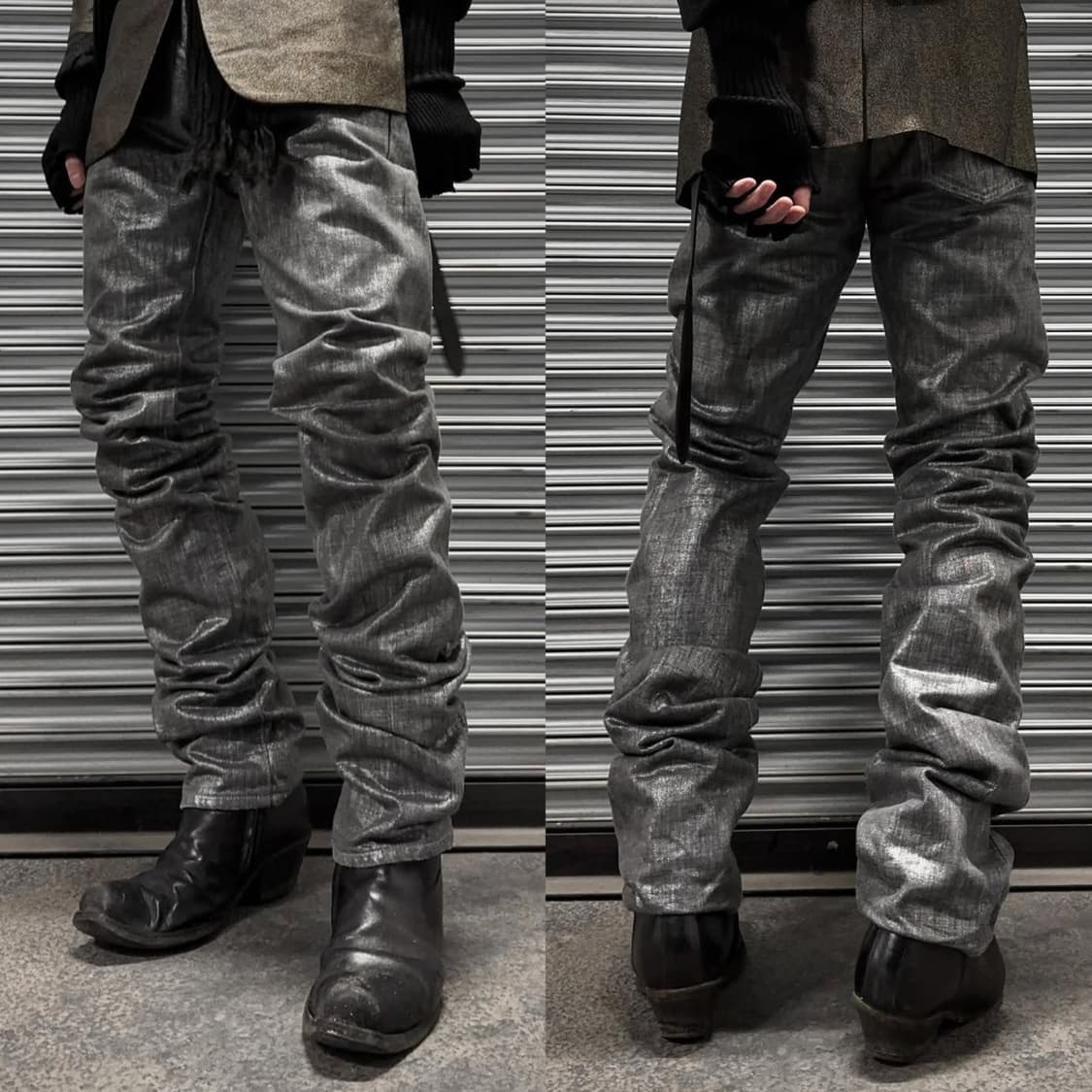 디올 옴므 - 06AW 실버 코팅 진 상품이미지10