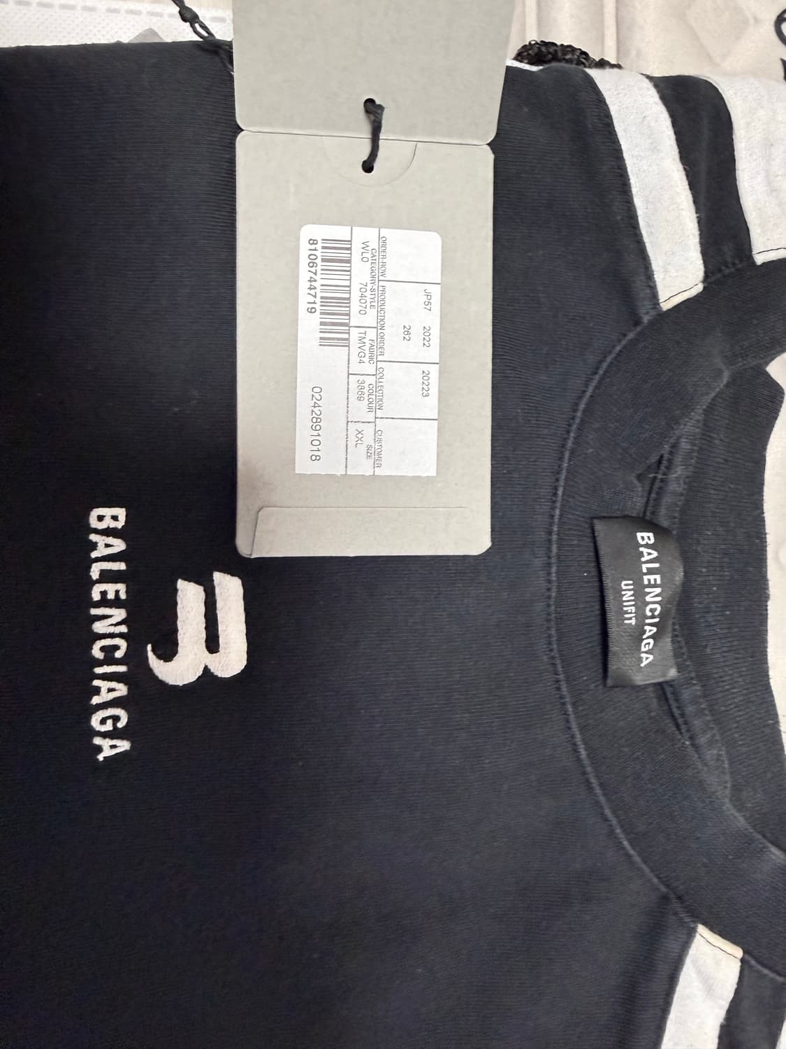 [팝니다] 발렌시아가 스포티 B 로고 반팔 티셔츠 팝니다. 상품이미지8