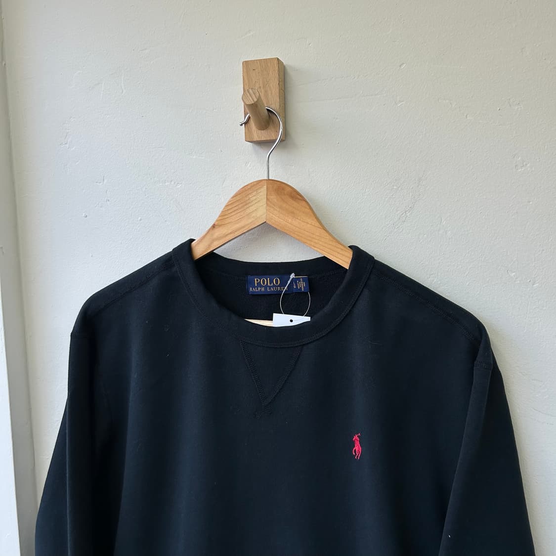 16022 - 폴로 랄프로렌 블랙 맨투맨 상품이미지1