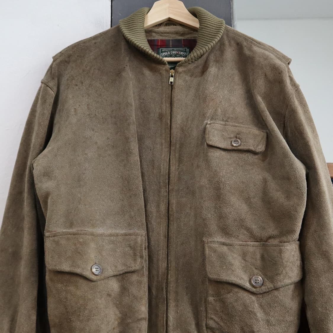 폴로컨트리 스웨이드 봄버 자켓   상품이미지2