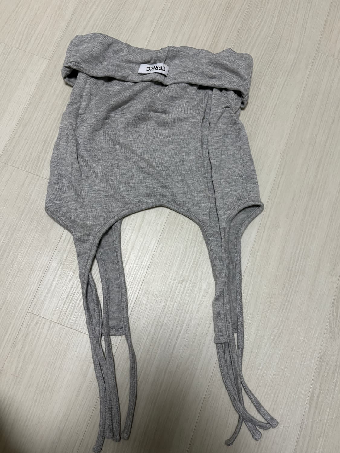 세릭 가터 스커트 랩 그레이 상품이미지3