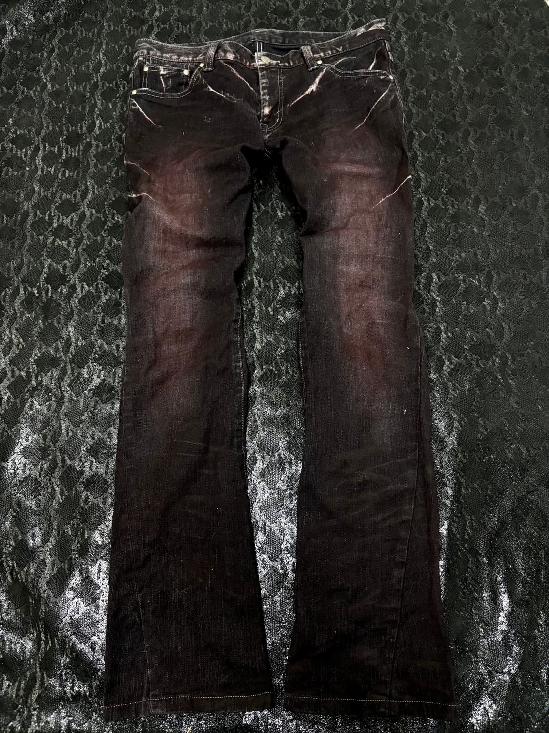 “TORNADO MART” 00’s Archive burgundy Cra 상품이미지1