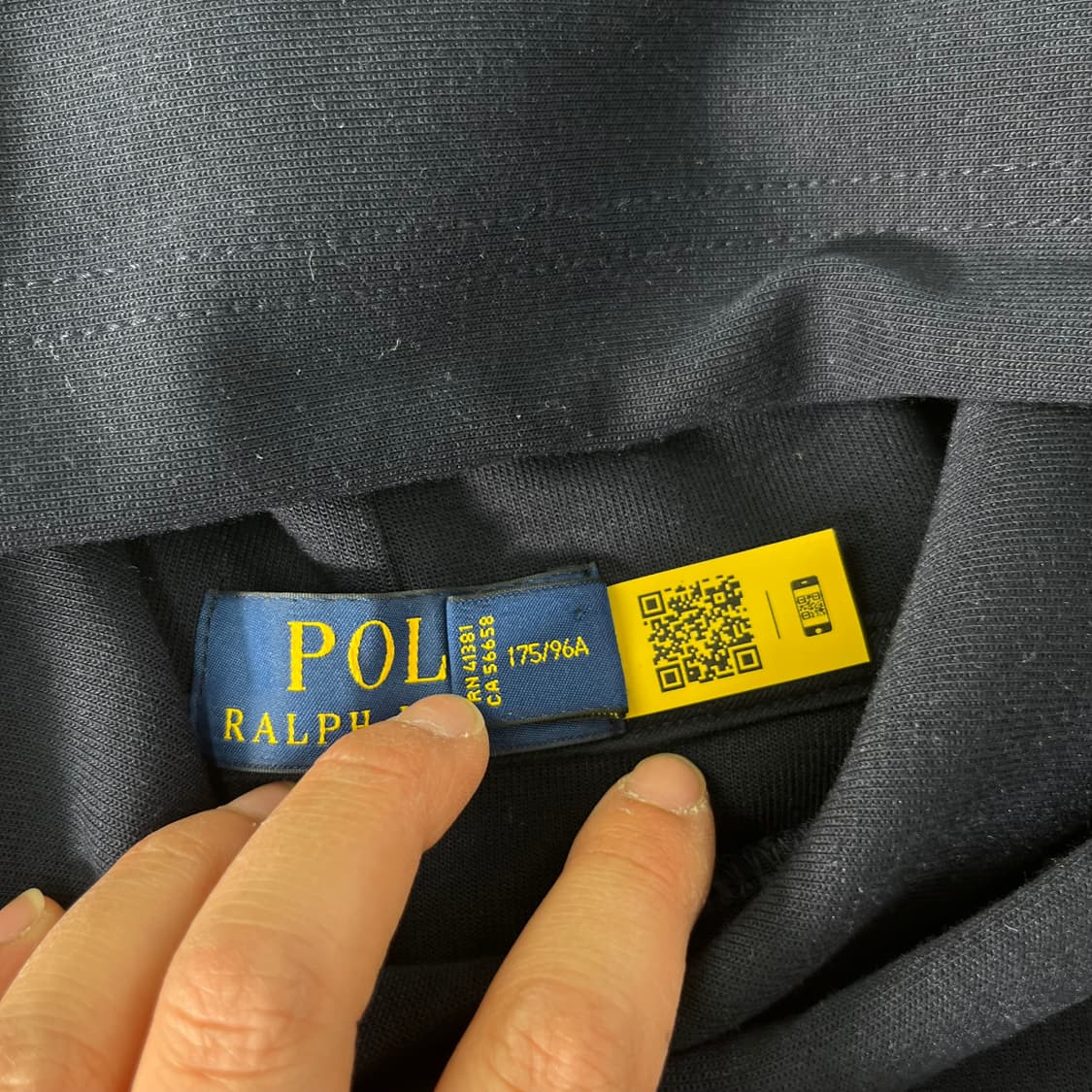 100 폴로랄프로렌 신형라벨 스몰포니 코튼 네비이 후드티 상품이미지4