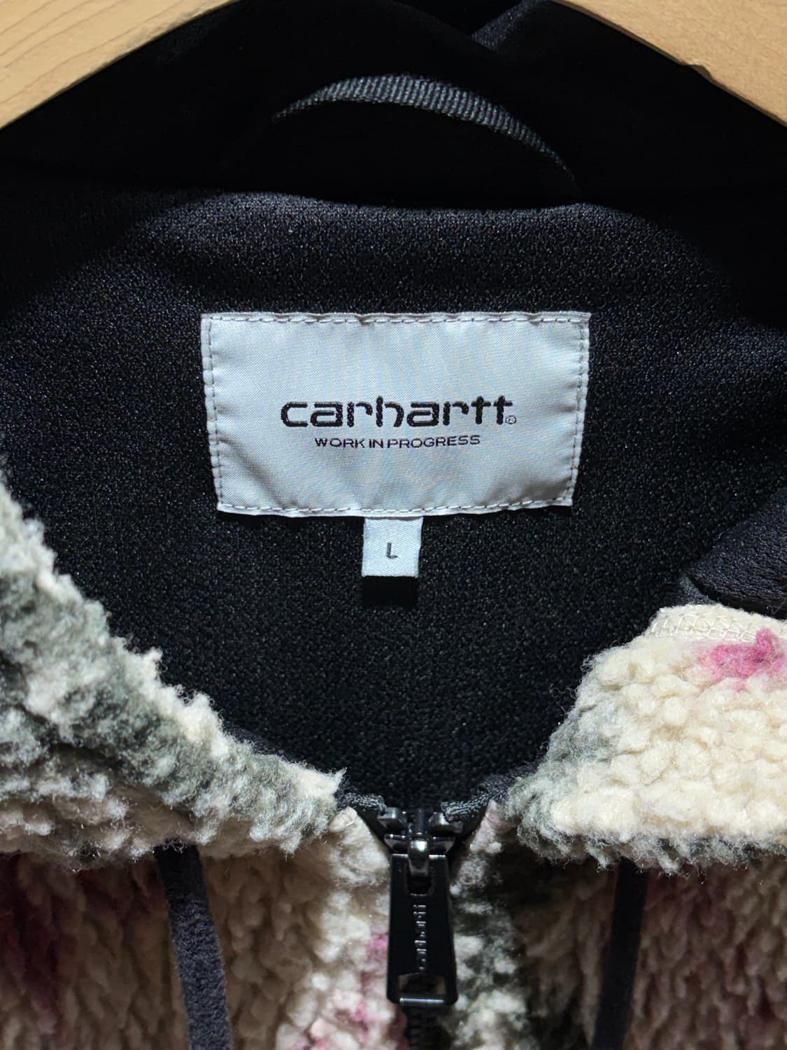 L 칼하트 WIP 프렌티스 사이프러스 바루 자카드 후디 플리스 상품이미지5