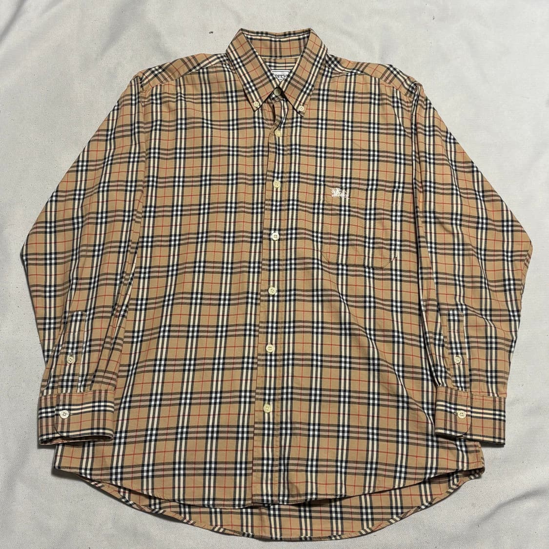 39(M) 버버리 노바체크 코튼 셔츠 상품이미지2