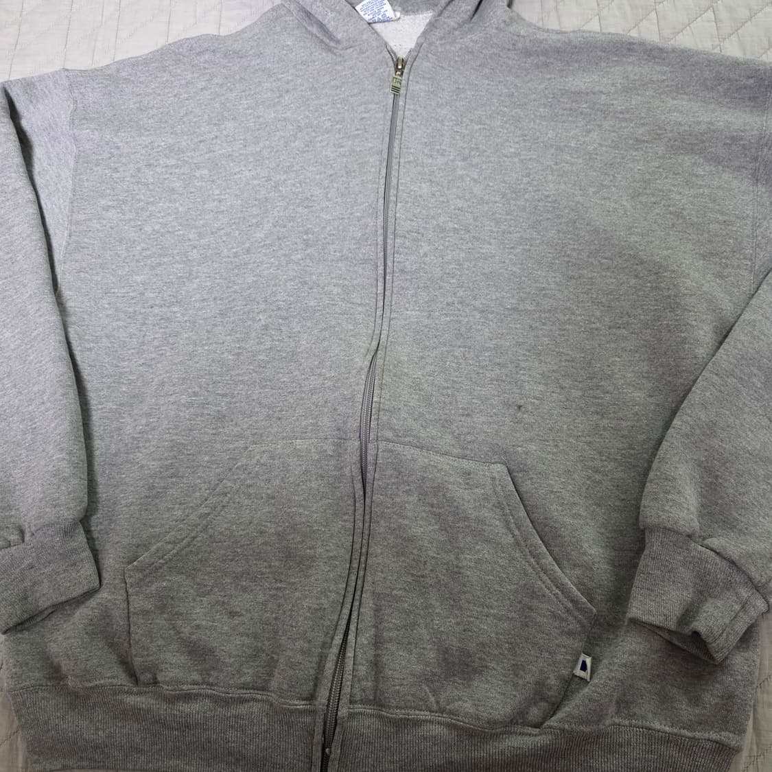 [XL] 90s 러셀 애슬레틱 후드집업 헤더 그레이 like XXL 상품이미지2
