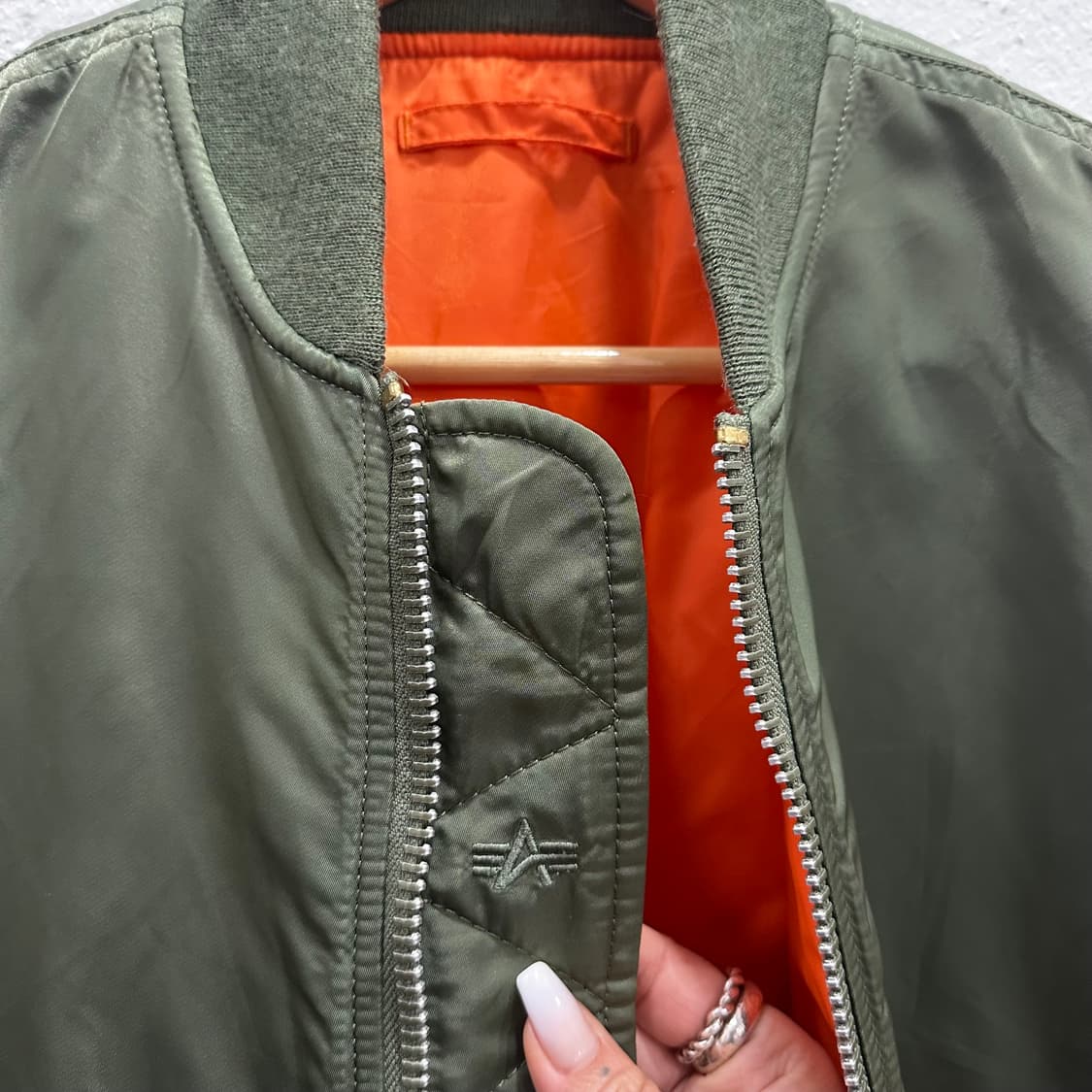 알파인더스트리 MA-1 플라이트 자켓XS 상품이미지7