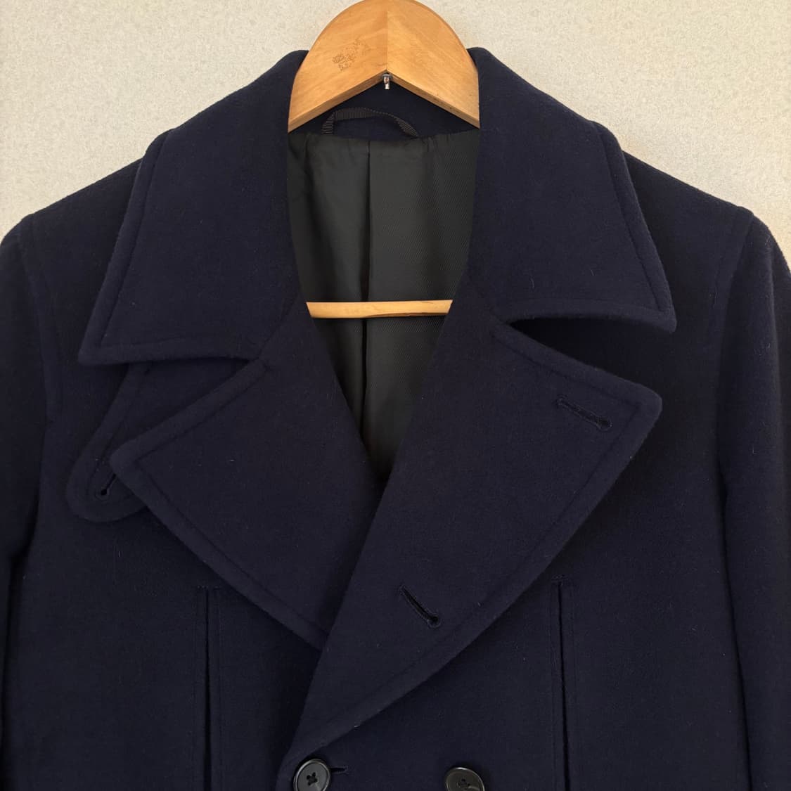 띠어리 네이비 더블 코트 XS 미니멀 실루엣 11FW 상품이미지8