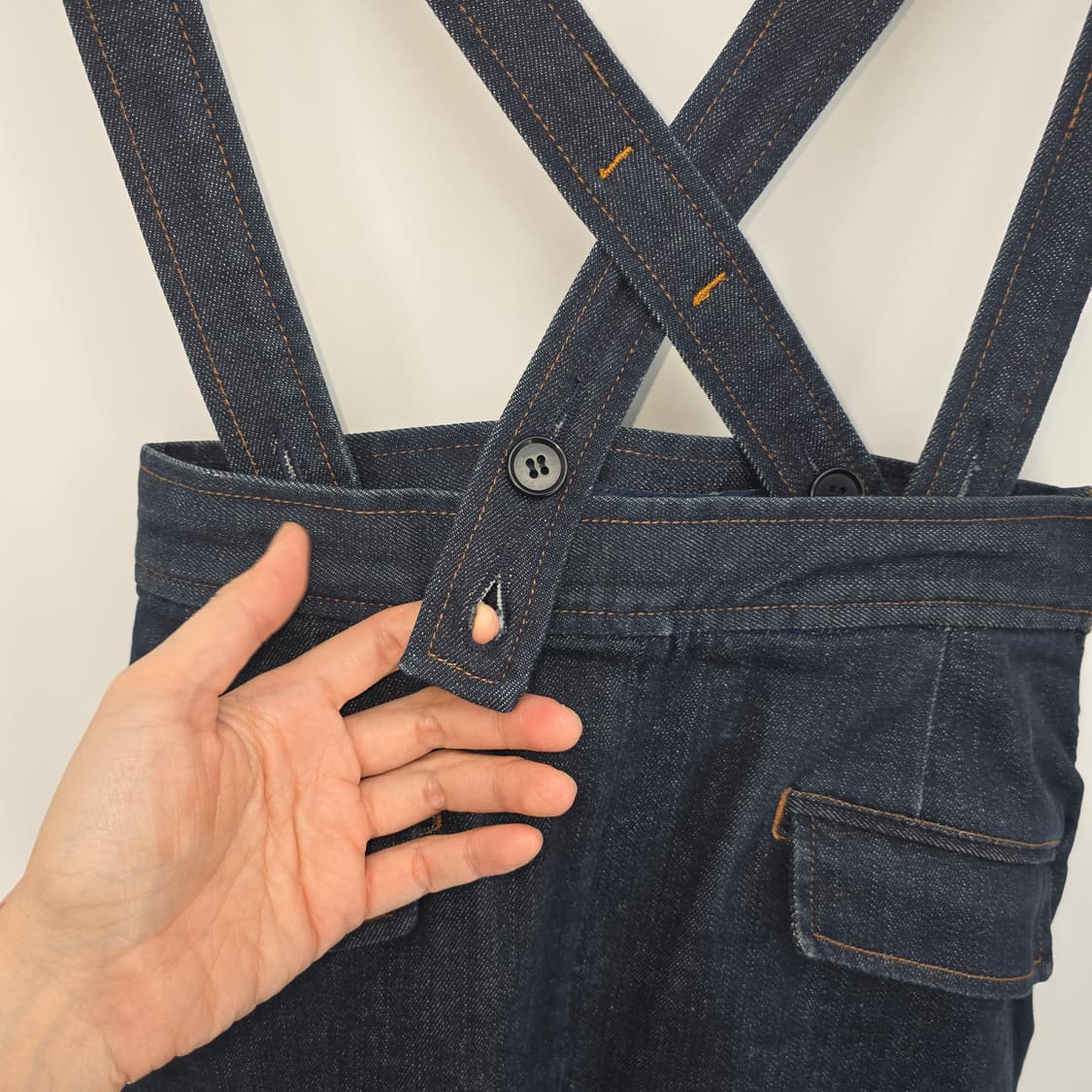 IENA SLOBE 데님 멜빵 스커트 상품이미지7