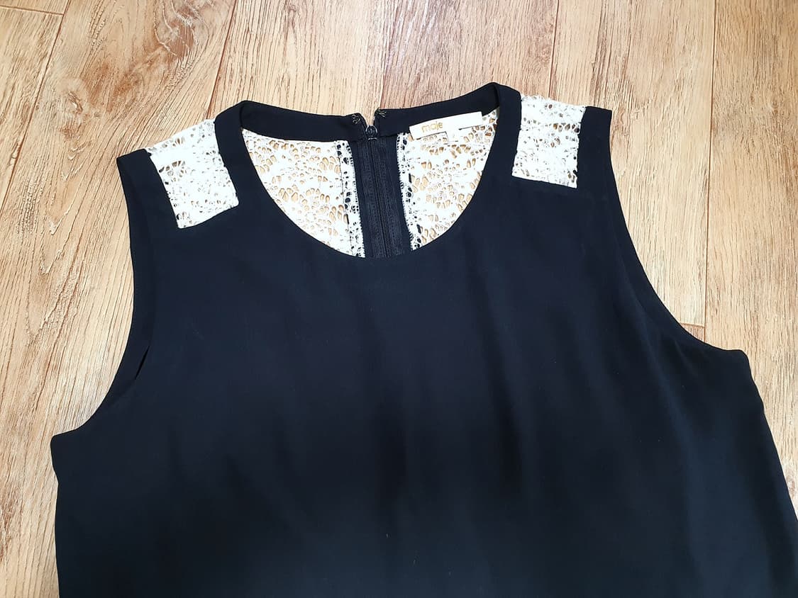 마쥬 레이스배색 원피스 55-66 상품이미지2