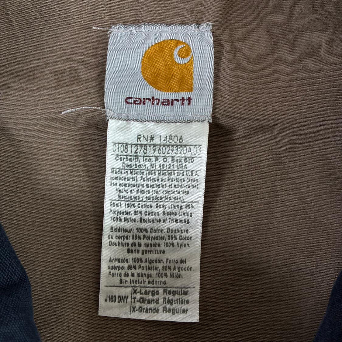 Carhartt  칼하트 빈티지 J163 와일리 워크자켓  상품이미지5