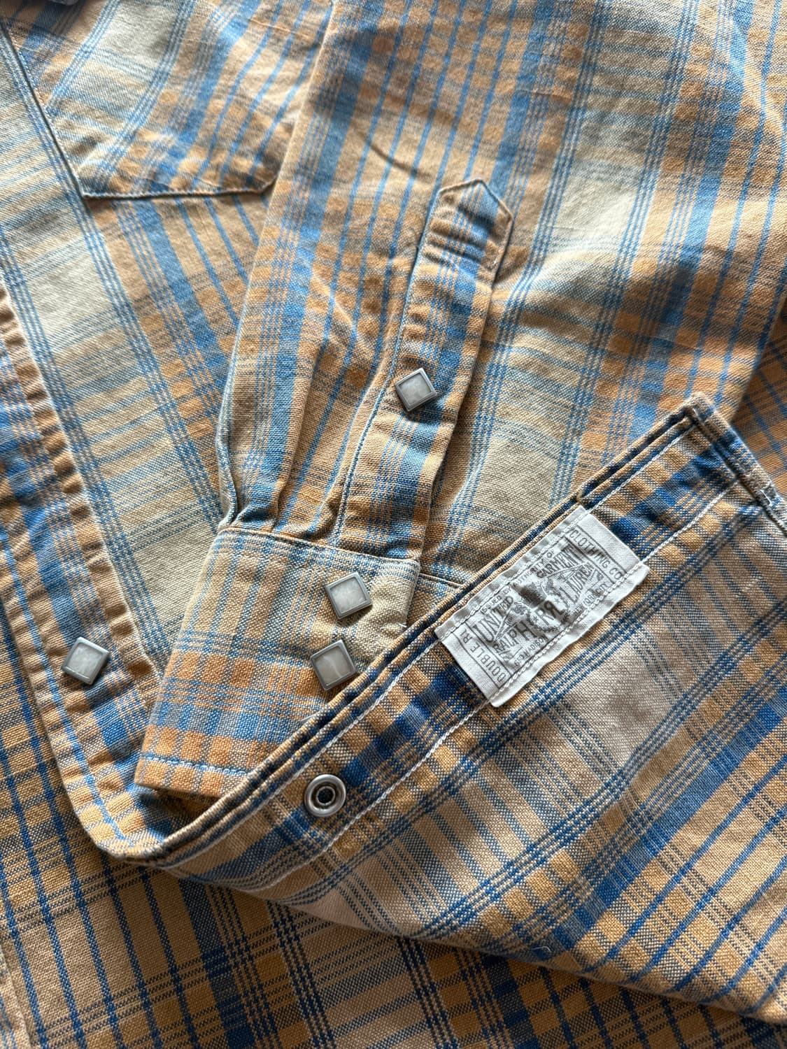 더블알엘 rrl 슬림핏 체크 웨스턴 xl 상품이미지3