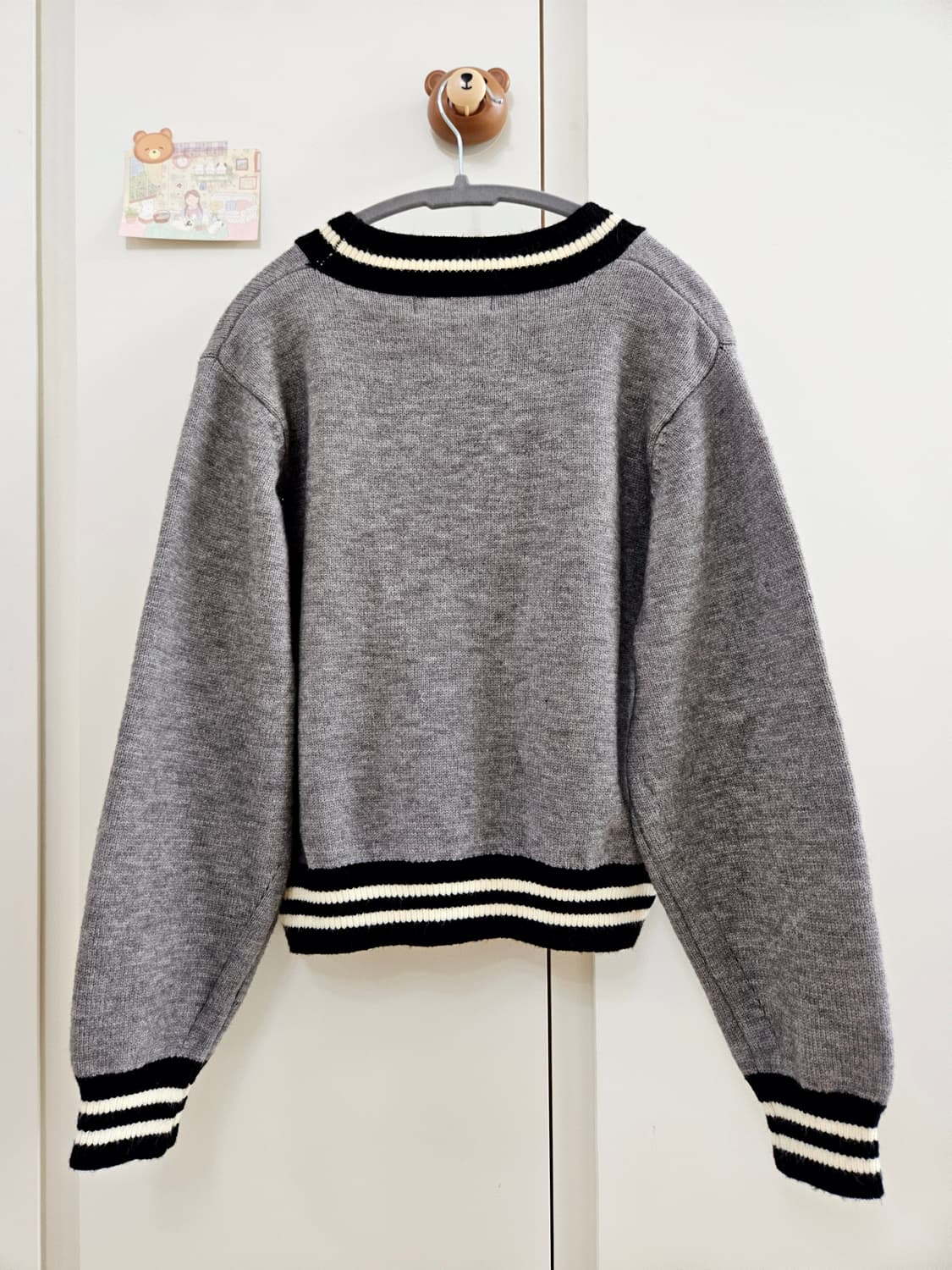 [새상품] 제너럴아이디어 프레피 니트가디건 상품이미지3