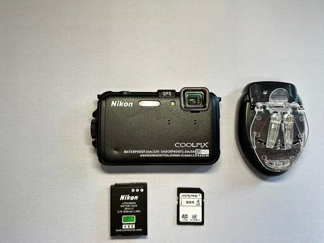 니콘 쿨픽스 aw100 블랙 빈티지 디카 상품이미지7